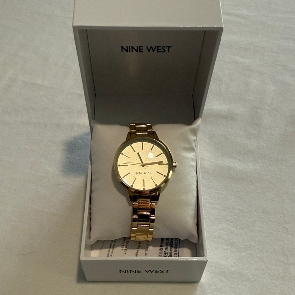 Nine West Gold-Tone Watch
